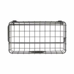 Spectrum Vintage Living Wall Mount Basket with Paper Towel Holder, Industrial Gray Steel thumbnail 4
