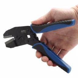 Aven Deluxe Crimping Tool Kit with 5 Quick-Change Dies, Wire Stripper and 148-Piece Connector Set thumbnail 3