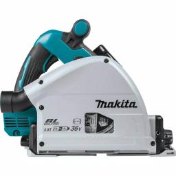 Makita 18V X2 LXT (36V) 6-1/2 in. Brushless Plunge Circular Saw Kit with Guide Rail and Impact Driver thumbnail 9