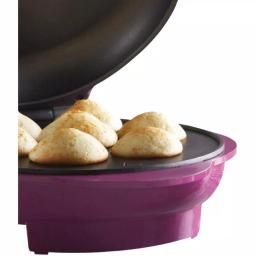 Brentwood Appliances TS-252 Mini Cupcake Maker, 7-Slot Nonstick Specialty Maker, Pink thumbnail 2