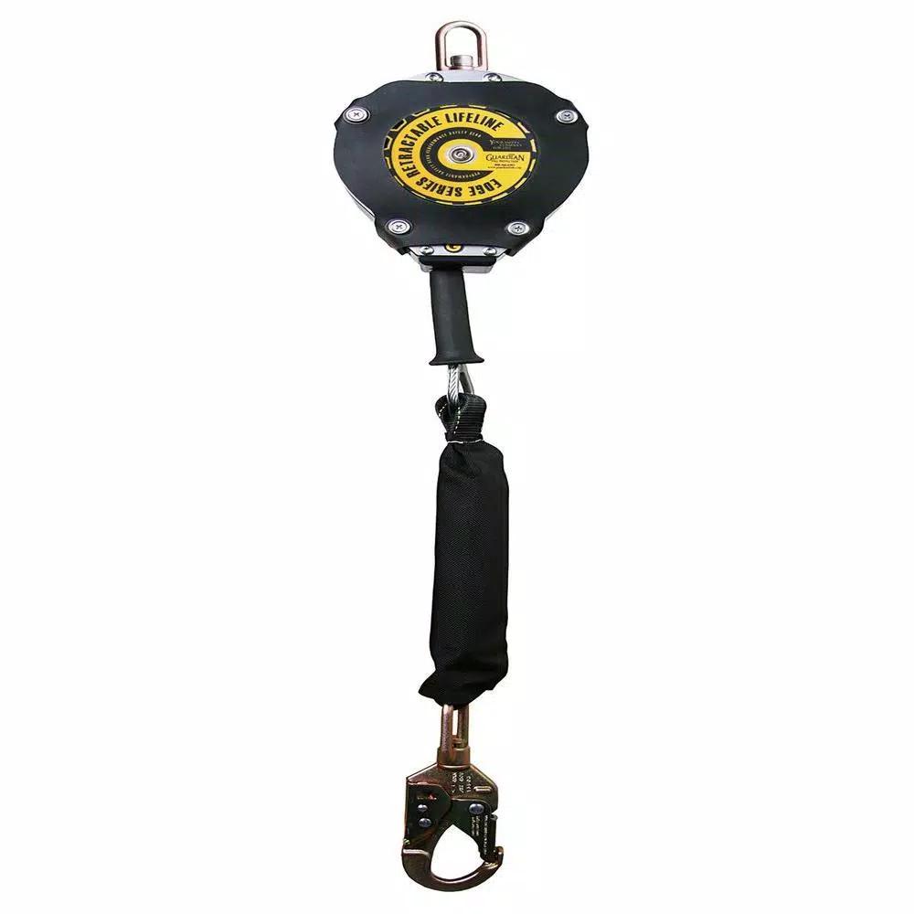 Guardian Fall Protection Edge Series 65 ft. Heavy Duty Self Retracting Lifeline with Shock Pack