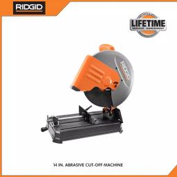RIDGID 14 in. Abrasive Cut-Off Machine, 15 Amp High-Torque Chop Saw thumbnail 2