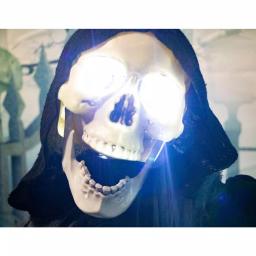 Haunted Hill Farm 5 ft. Animatronic Grim Reaper Halloween Prop thumbnail 9