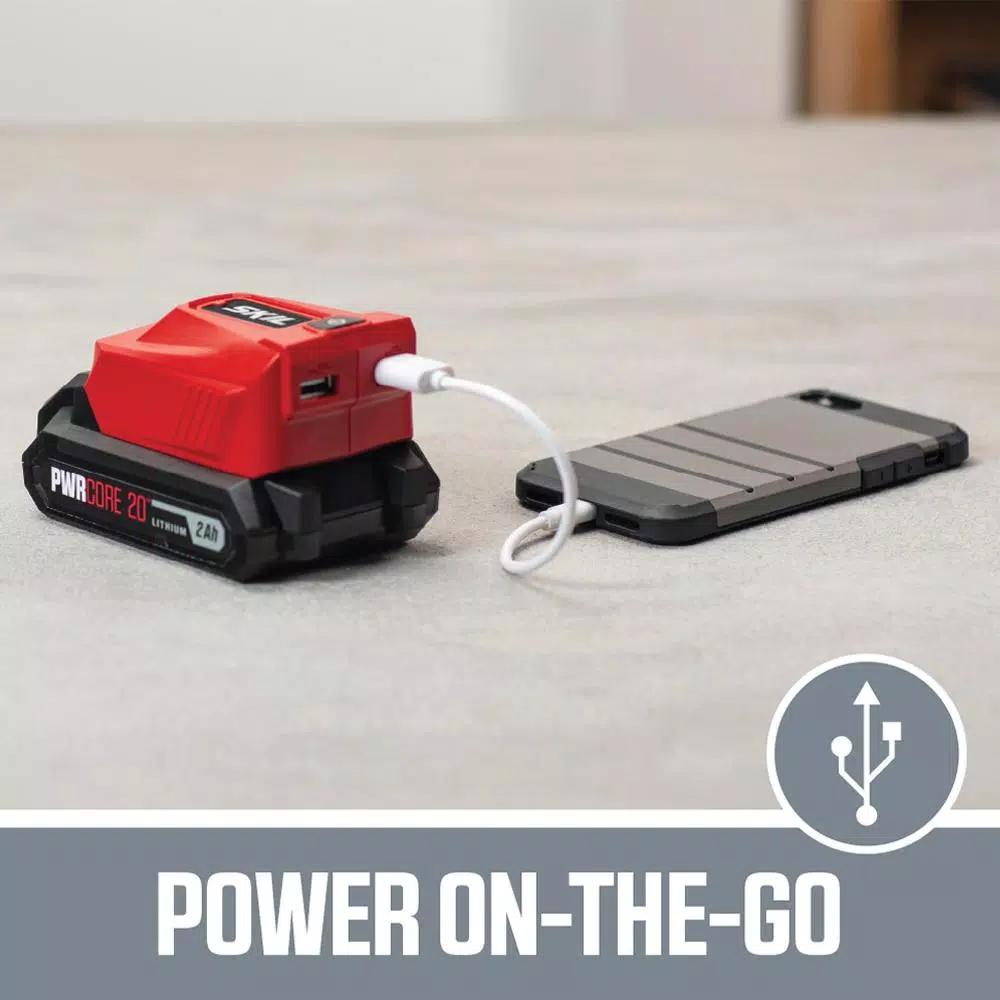 Skil PWRCore 20V Brushless 1/2 in. Cordless Impact Wrench Kit with 5.0 Ah Battery and PWRJump Charger