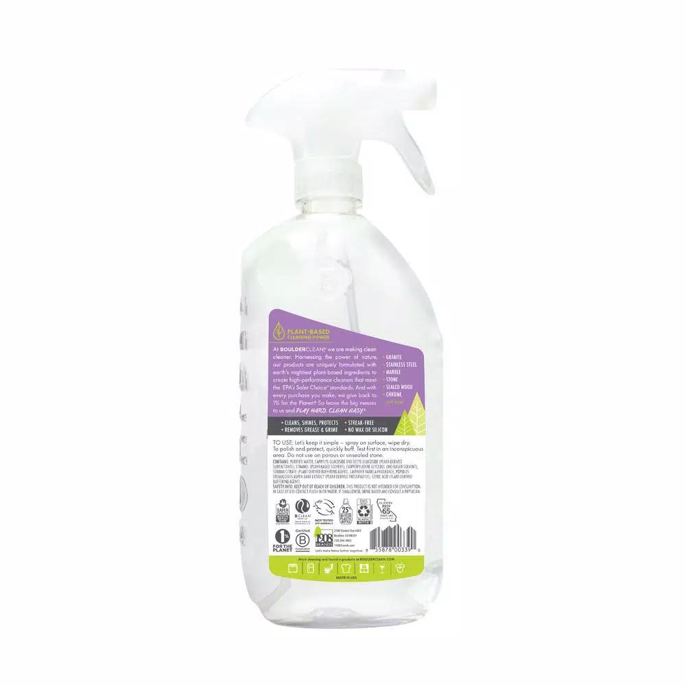 BOULDER CLEAN Clean PURE 28 oz. Granite and Stainless Steel Cleaner - Lavender Fields