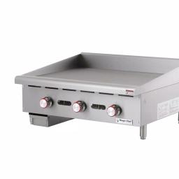 Magic Chef 36 in. Commercial Thermostatic Countertop Gas Griddle, Stainless Steel thumbnail 8