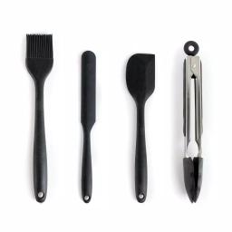 MegaChef 14-Piece Gray Silicone and Stainless Steel Kitchen Utensil Set thumbnail 7
