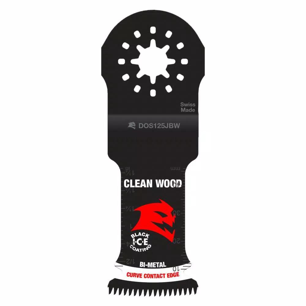 Diablo Starlock 1-1/4 in. Bi-Metal Oscillating Blades for Clean Wood, 3-Pack