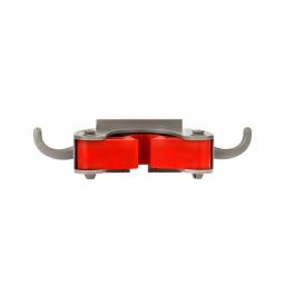 Alpine Industries Single Wall Mounted Mop and Broom Holder with 2 Hooks thumbnail 4