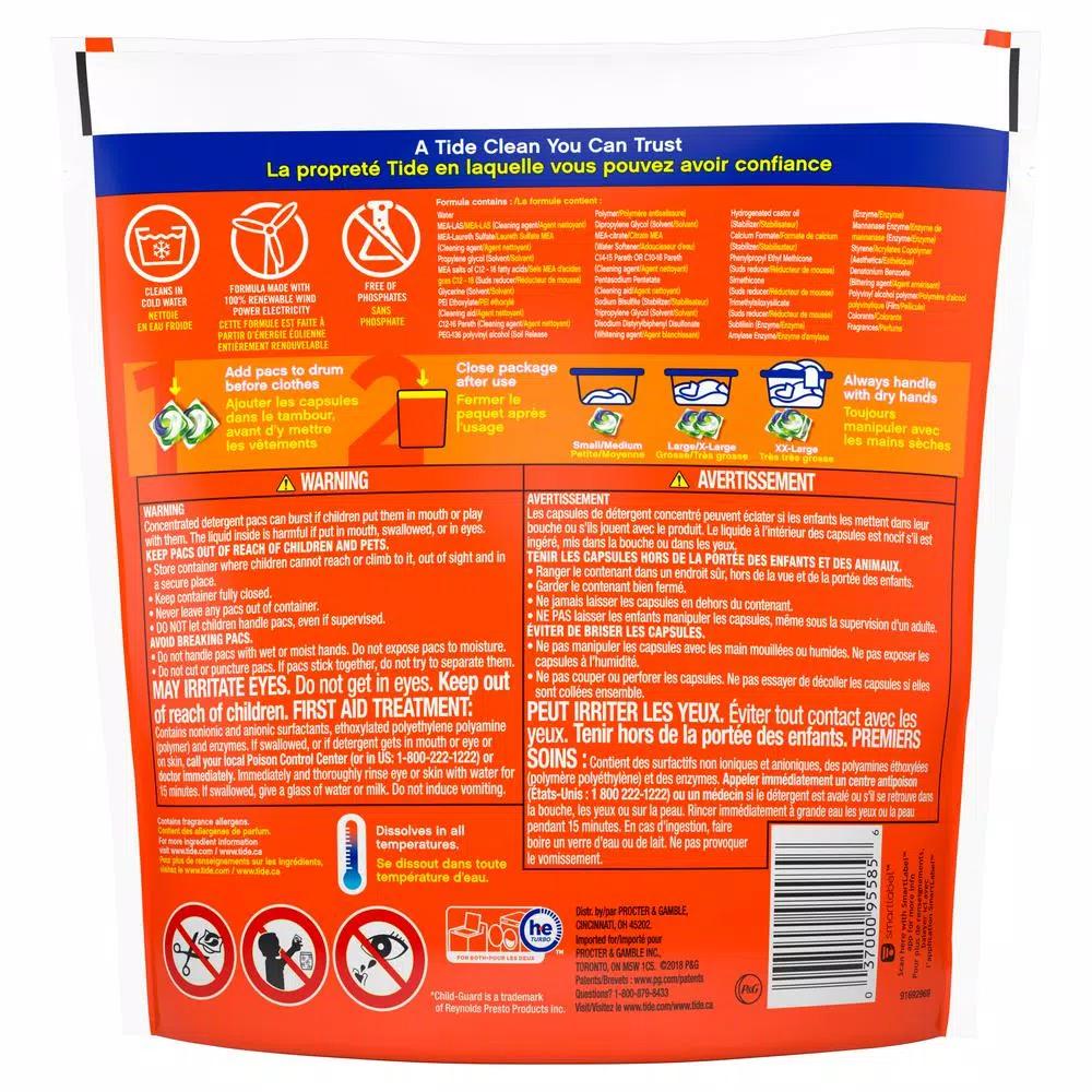 Tide PODS Original Scent Laundry Detergent Pods, 20-Count