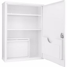 BARSKA Large Medical Cabinet First Aid Kit with Magnetic Dry Erase Pad and Lock Box thumbnail 1