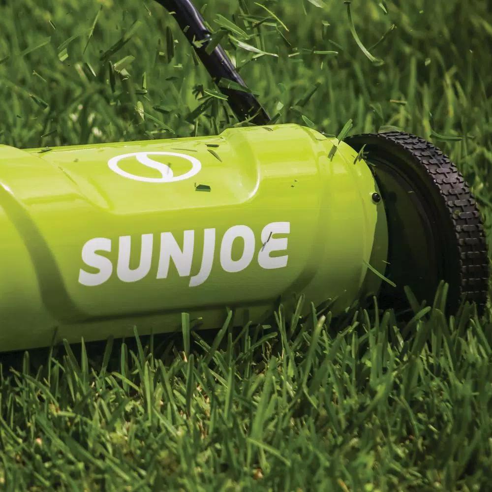 Sun Joe MJ1800M 18 in. 5-Position Quad Manual Walk-Behind Push Reel Mower