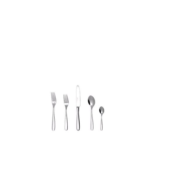 Fortessa SS Grand City 20-Piece 18/10 Stainless Steel Flatware Set, Service for 4