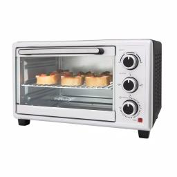 PREMIUM 1440W 6-Slice Silver Toaster Oven with 0.6 cu. ft. Capacity and Automatic Shut-Off thumbnail 1