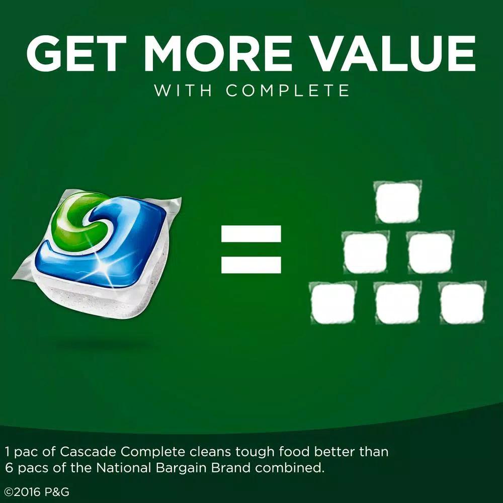 Cascade Platinum ActionPacs Dishwasher Detergent with Dawn, Fresh Scent (2 x 36-Count)