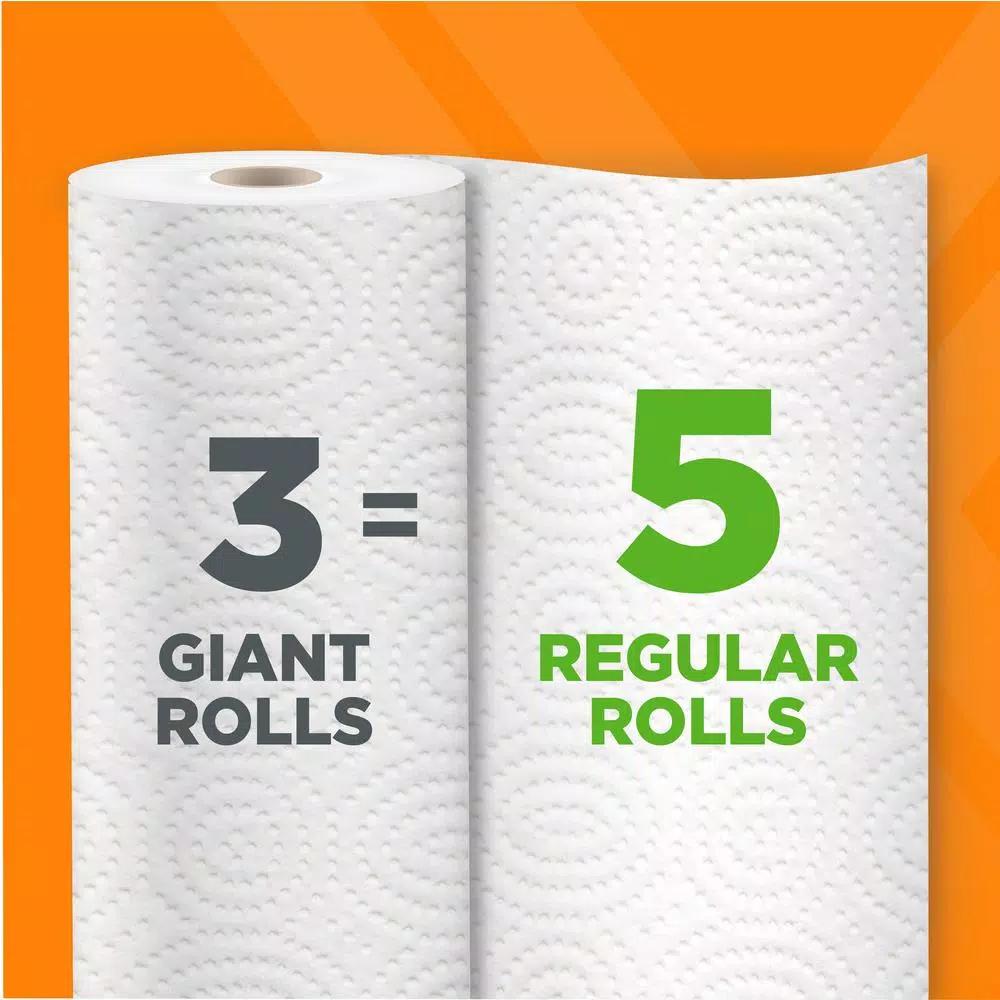 HDX 2-Ply Paper Towels, Ultra Absorbent & Strong, 3 Rolls