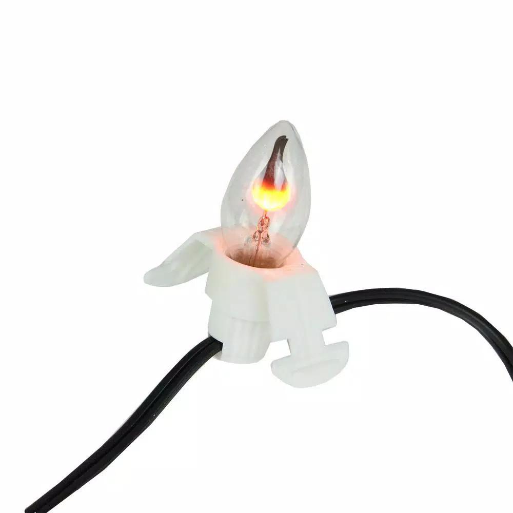 Northlight Halloween Pumpkin and Ghost Flickering Light Luminary Pathway Markers, Set of 3