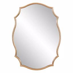 Pinnacle Art Deco Ornate Gold Scalloped Accent Mirror - 35.75 in. H x 26.25 in. W thumbnail 1