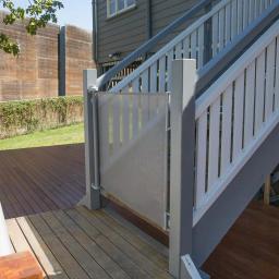 Perma Child Safety 33 in. Outdoor Retractable Gate, Extra Wide up to 71 in., Gray thumbnail 7