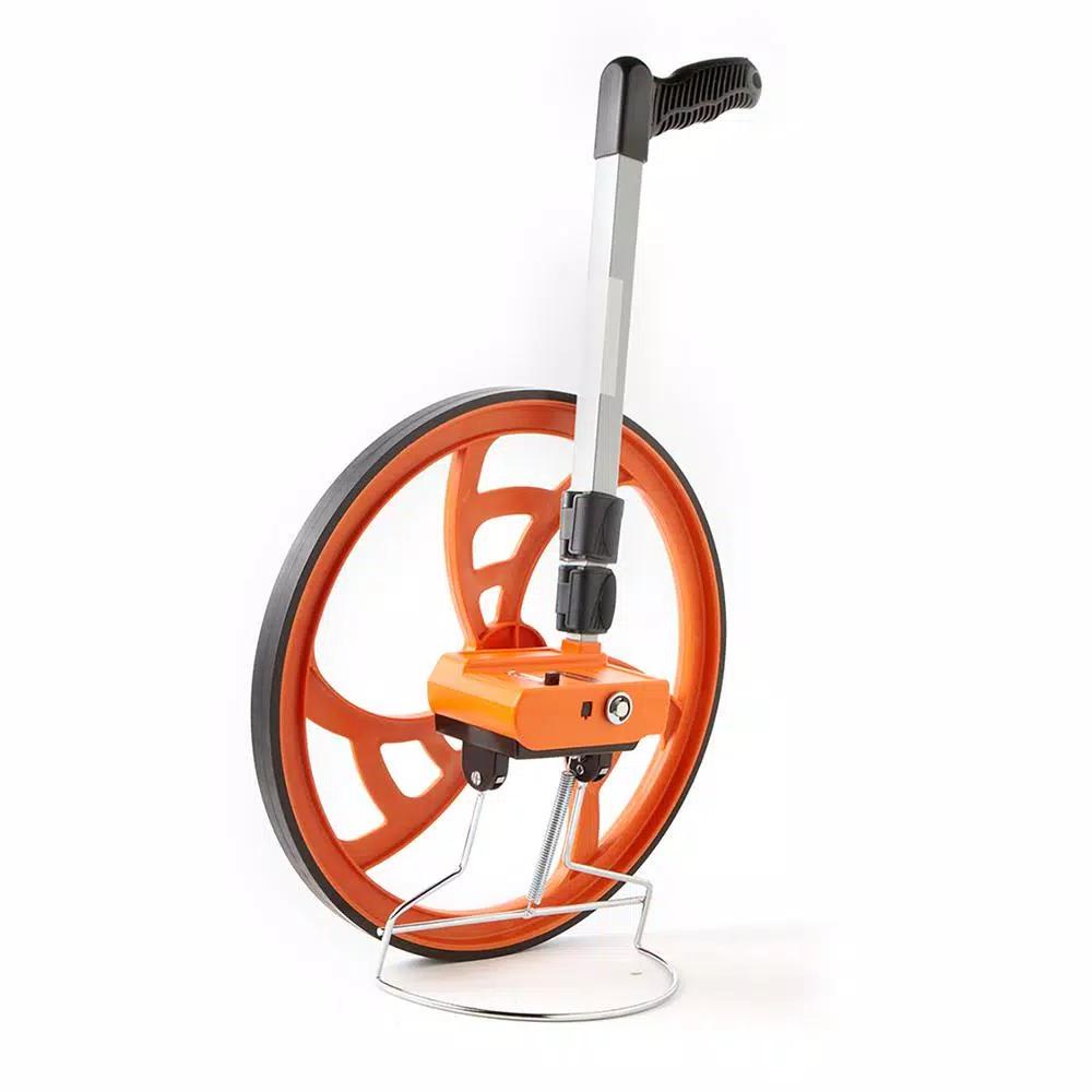 Keson 15.5 in. Measuring Wheel with Telescoping Handle and Pistol Grip, 10,000 ft. Capacity
