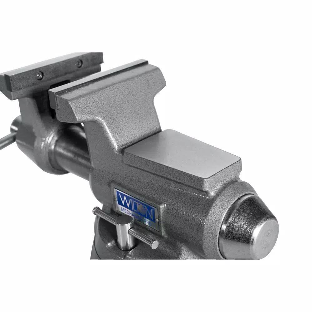 Wilton 855M Mechanics Pro Vise, 5.5 in. Bench Vise with 360° Swivel Base