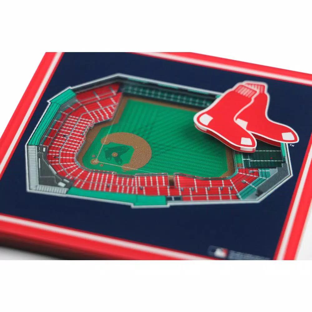 YouTheFan MLB Boston Red Sox StadiumViews 3D Acrylic Coasters, 2-Pack