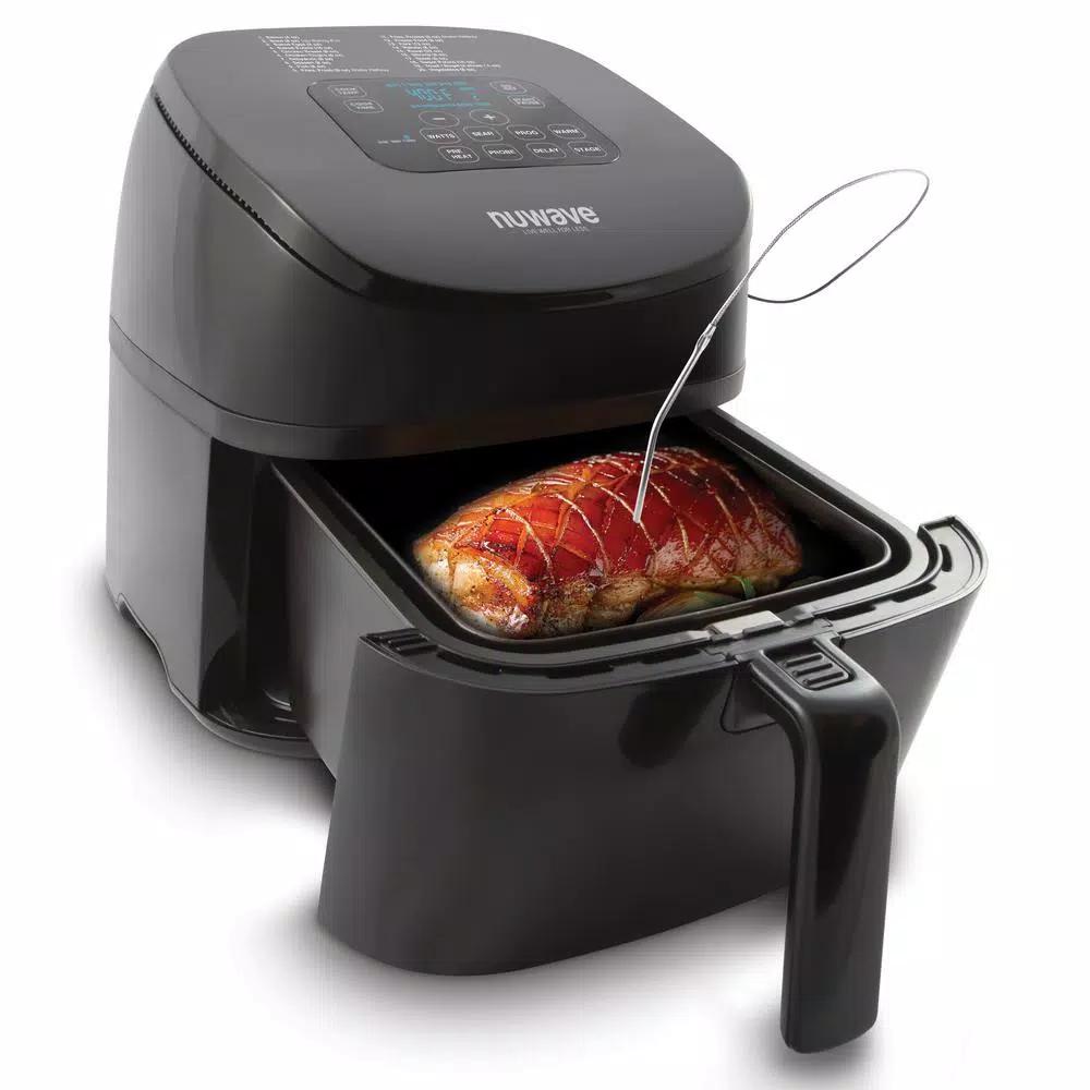 NuWave Brio Digital Air Fryer, 4.5 Qt., 1500W, Black