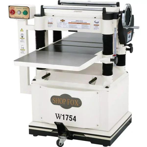 Shop Fox 20 in. 5 HP 240-Volt Industrial Planer with Built-in Mobile Base