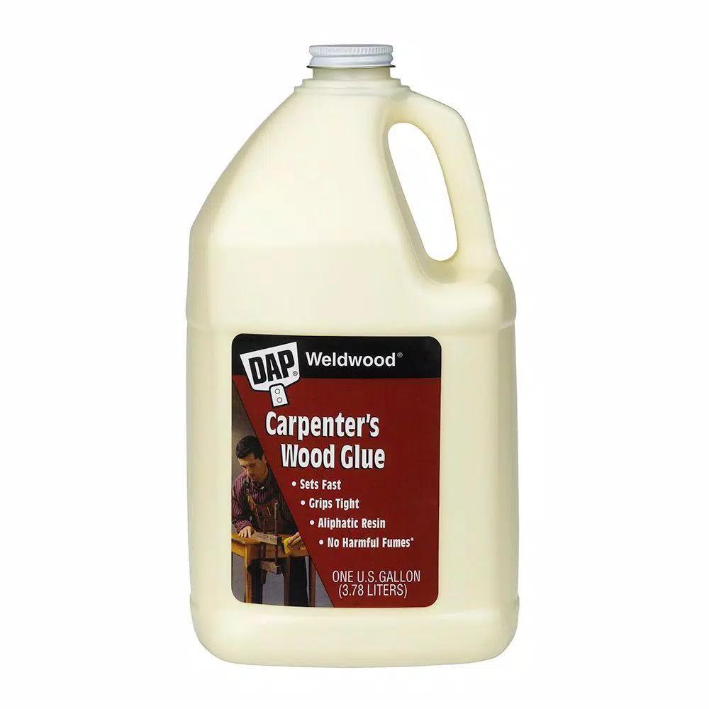DAP Weldwood Carpenter's Wood Glue, Aliphatic Resin, 1 Gallon (4-Pack)