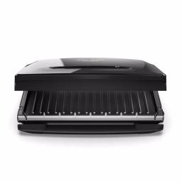 George Foreman Rapid Grill Series 8-Serving Electric Indoor Grill and Panini Press, Black thumbnail 8