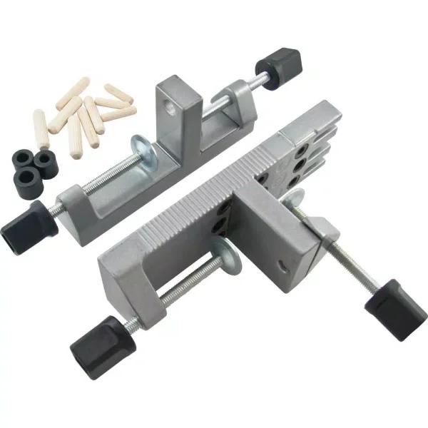 Wolfcraft Dowel Pro Kit - Aluminum Doweling Jig Set with 60 Beechwood Dowels