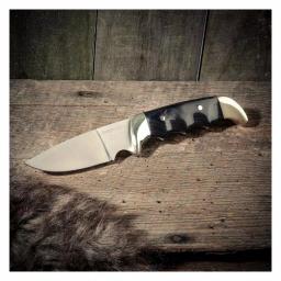 Sheffield 12180 Timber Series 4 in. Drop Point Fixed Blade Knife with Black Pakkawood Handle thumbnail 6