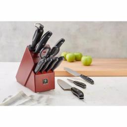 Henckels International Definition 12-Piece Knife Block Set with Hardwood Block thumbnail 1