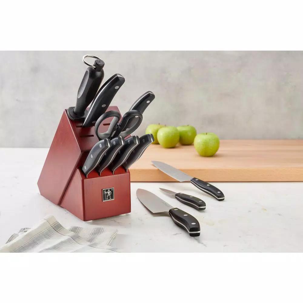 Henckels International Definition 12-Piece Knife Block Set with Hardwood Block