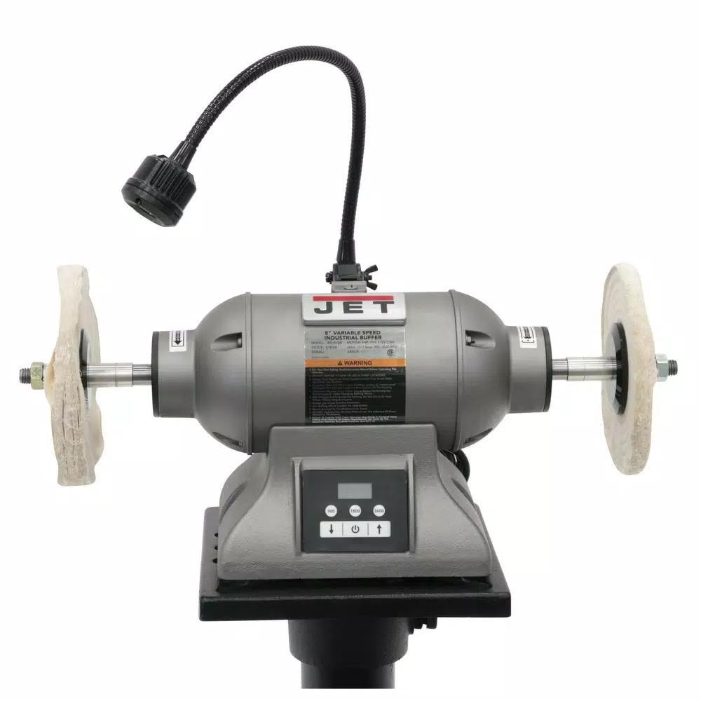 Jet IBG-8VSB 8 in. Variable Speed Industrial Bench Buffer, 1 HP