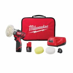 Milwaukee M12 12V Lithium-Ion Variable Speed Polisher/Sander Kit with (2) 1.5 Ah Batteries, Charger & Tool Bag thumbnail 1