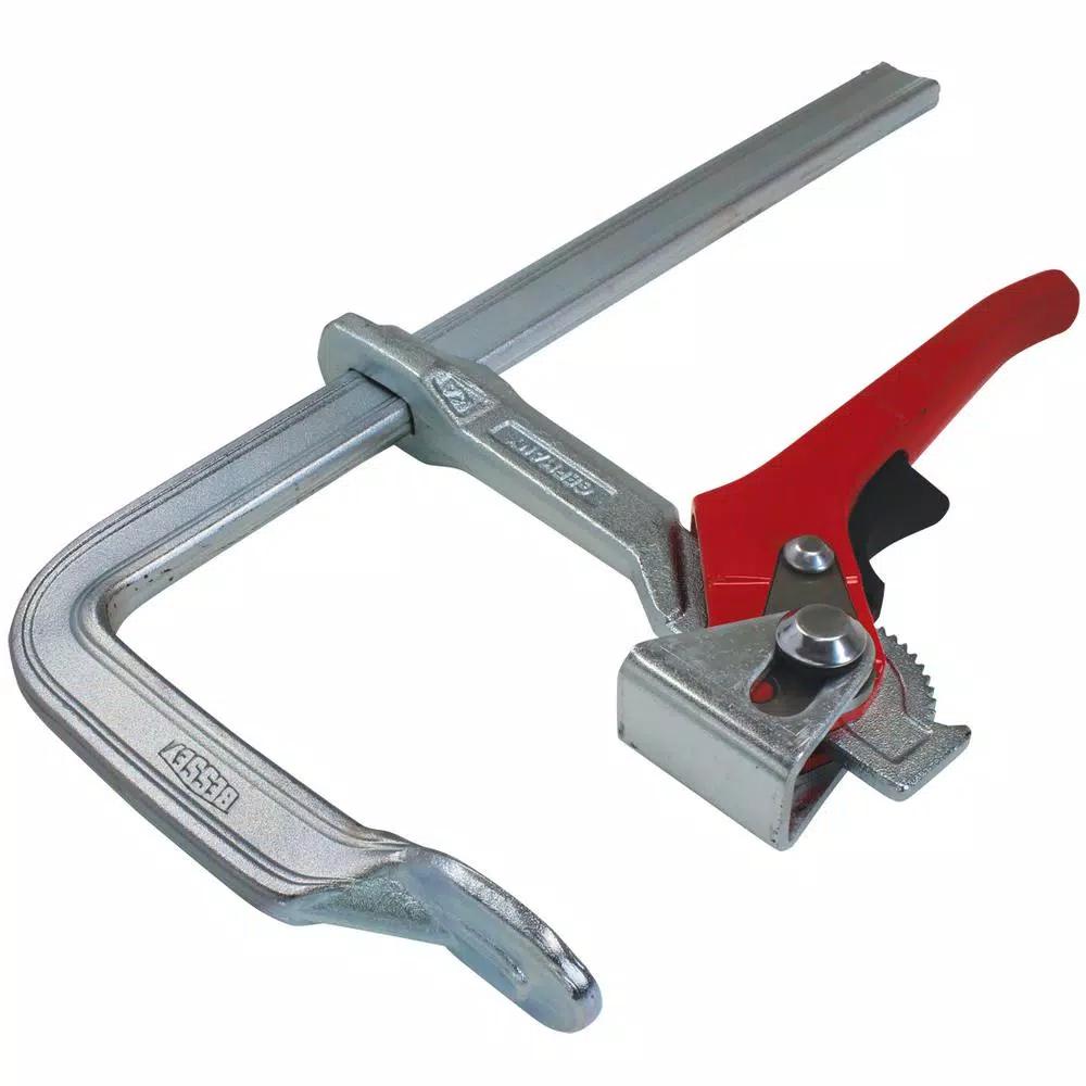 BESSEY Rapid-Action Lever Clamp, 12 in. Capacity, 5.5 in. Throat Depth