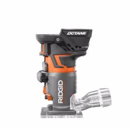RIDGID 18V OCTANE Brushless Compact Fixed Base Router Kit with 2.0 Ah Battery and Charger thumbnail 6