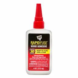 DAP RapidFuse Fast Curing Wood Adhesive, Clear, 4 oz. (6-Pack) thumbnail 1