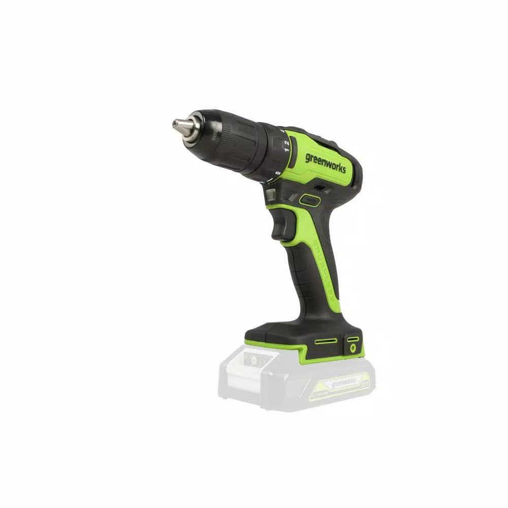 Greenworks 24V Cordless Brushless 1/2 in. Drill/Driver, Tool Only
