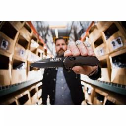 Gerber Highbrow Compact Assisted Opening Pocket Knife, 2.8 in. Drop Point Blade thumbnail 8