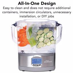 Tribest Sousvant 12 Qt. Sous Vide Stainless Steel Circulator and Slow Cooker thumbnail 2
