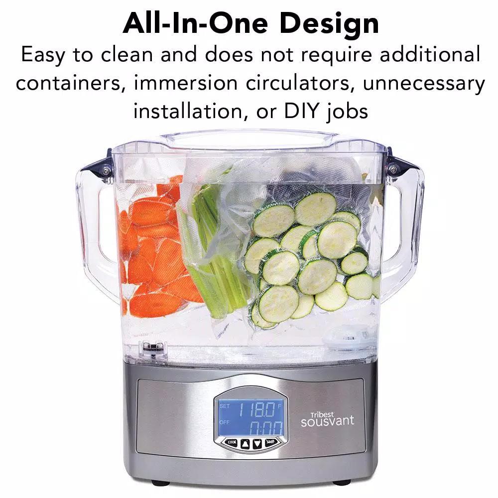 Tribest Sousvant 12 Qt. Sous Vide Stainless Steel Circulator and Slow Cooker
