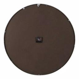 Pinnacle 28 in. Gray Washed Wood Plank Round Wall Clock - Rustic Farmhouse Decor thumbnail 6