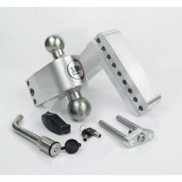 Weigh Safe 180-Hitch Adjustable Aluminum Ball Mount with Keyed Alike Receiver Pin thumbnail 2