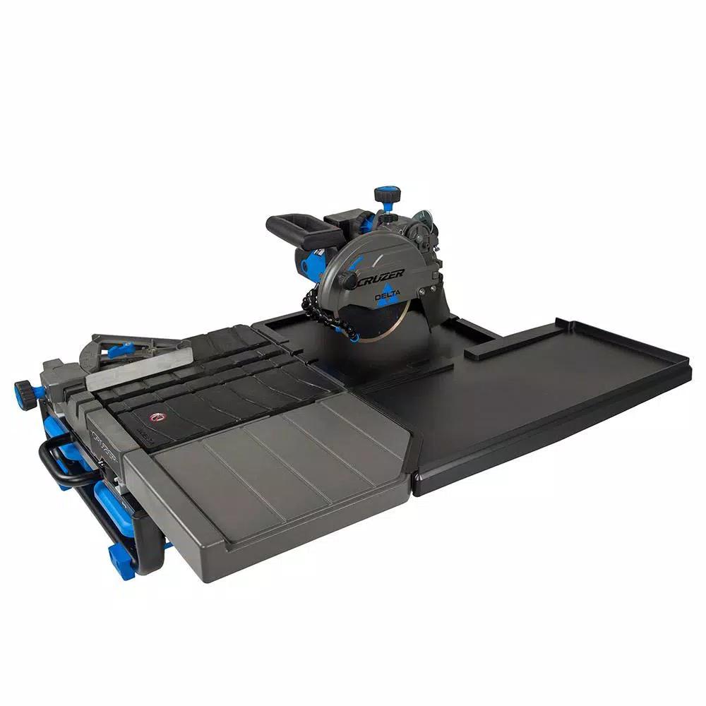 Delta Cruzer 7 in. Wet Tile Saw, 13 Amp, 24 in. Rip Capacity