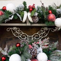 Village Lighting Company 9 ft. Frosted Wonderland Pre-Lit LED Christmas Garland, Red and White Candycane Theme thumbnail 4