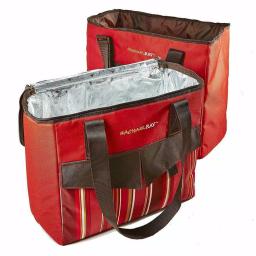 Rachael Ray ChillOut To Go Thermal Tote Set - Red 2-Piece Insulated Cooler and Dry Storage Bag thumbnail 2