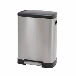 Household Essentials Summit 13 Gallon Rectangular Stainless Steel Step Trash Can with Soft-Close Lid thumbnail 5