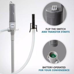 Unbranded Jumbl Battery Powered Fuel Transfer Pump with Auto-Stop and 2.3 GPM Flow Rate thumbnail 7